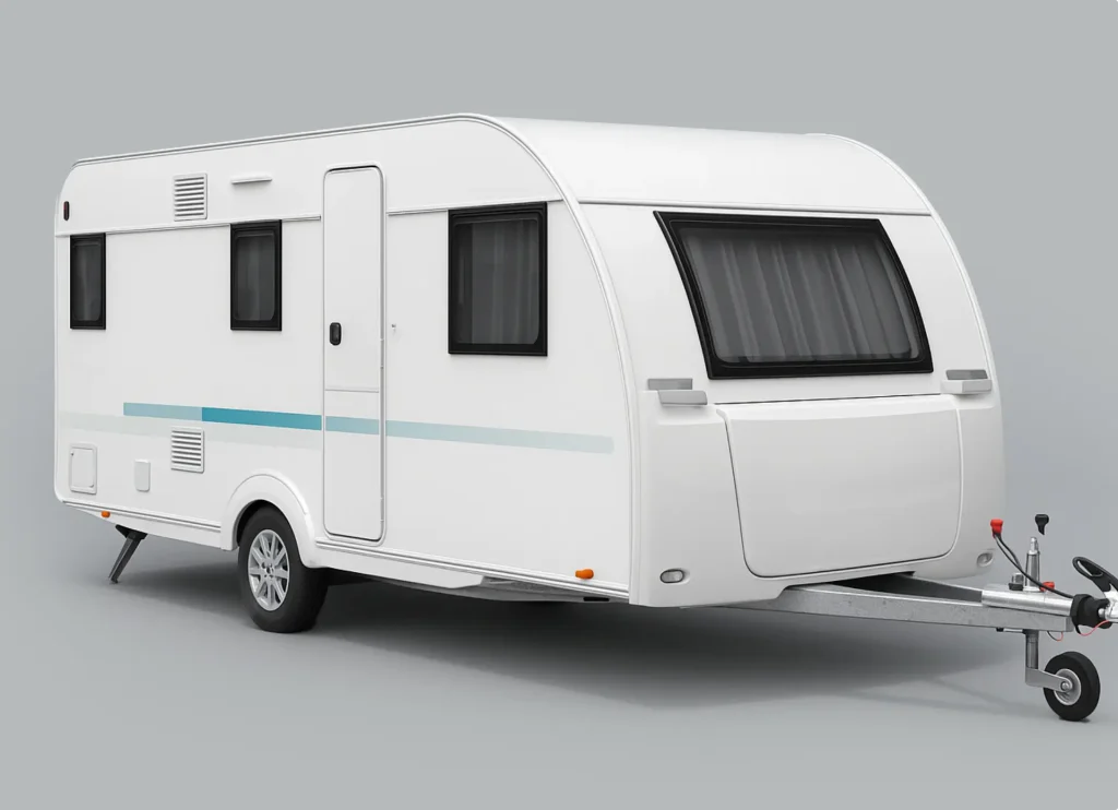 קרוואן משפחתי מרווח להשכרה דגם Adria 563 מתאים ל־6 אנשים, כולל מקלחת, מטבח ופינת ישיבה – מושלם לחופשות ואירועים